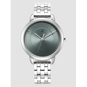 Fastrack Stunners Quartz Analog Blue Dial Metal Strap Watch for Girls 6282SM02