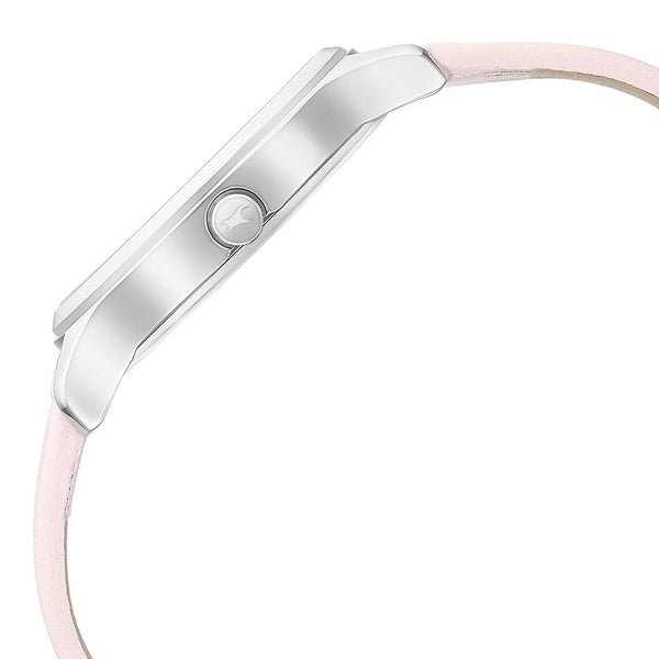 Fastrack Stunners Quartz Analog White Dial Leather Strap Watch for Girls - Image 5