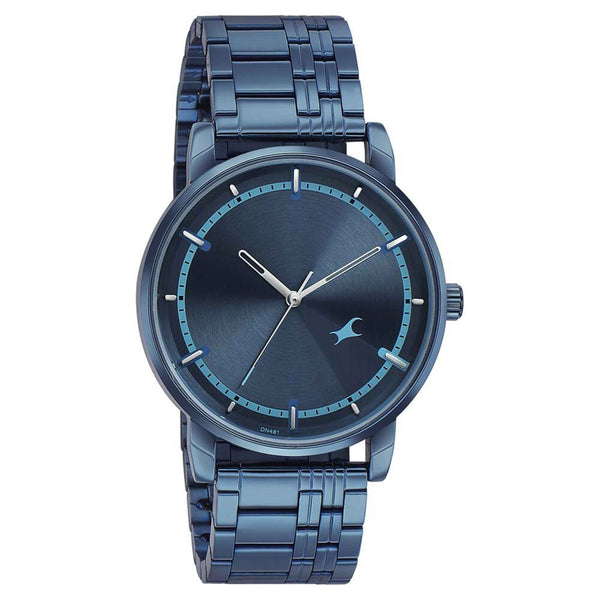 Fastrack Style Up Blue Dial Stainless Steel Strap Watch for Guys - Image 2