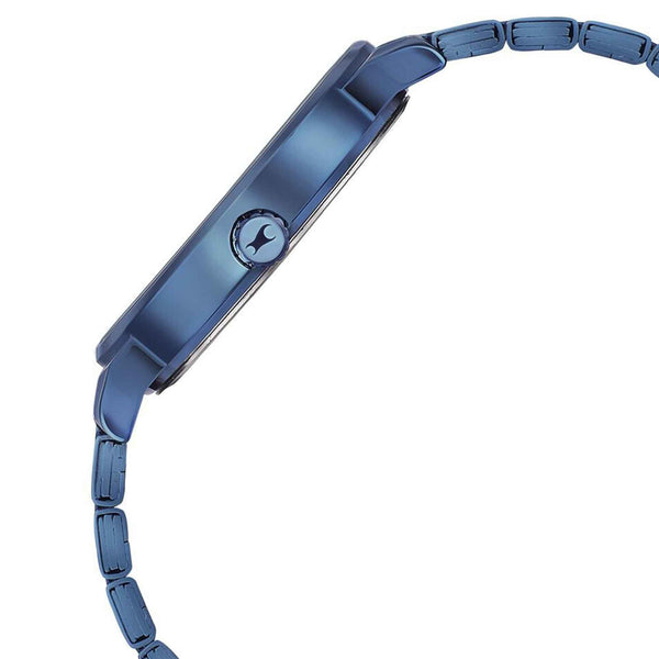 Fastrack Style Up Blue Dial Stainless Steel Strap Watch for Guys - Image 4