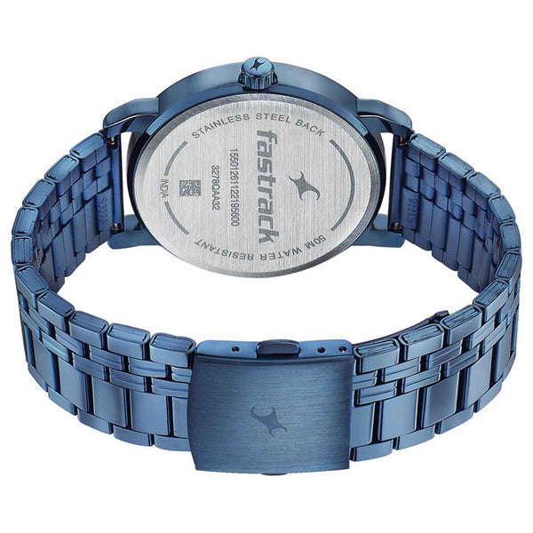 Fastrack Style Up Blue Dial Stainless Steel Strap Watch for Guys - Image 5