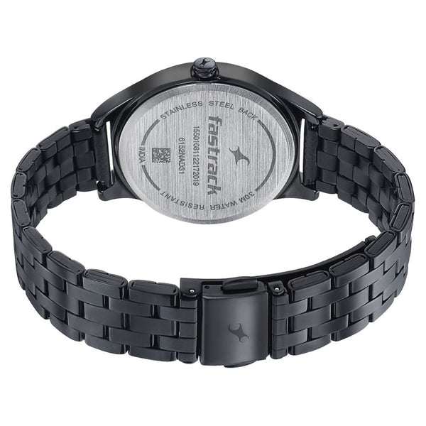 Fastrack Style Up Grey Dial Stainless Steel Strap Watch for Girls - Image 5