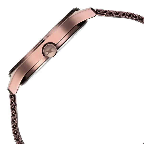 Fastrack Style Up Quartz Analog with Day and Date Brown Dial Stainless Steel Strap Watch for Guys - Image 5