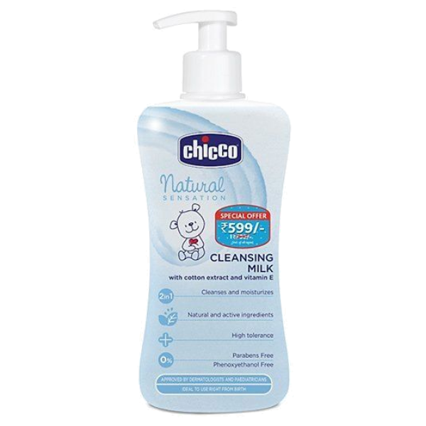 Chicco Cleansing Milk Nat Sens 300Ml Intl - Image 3