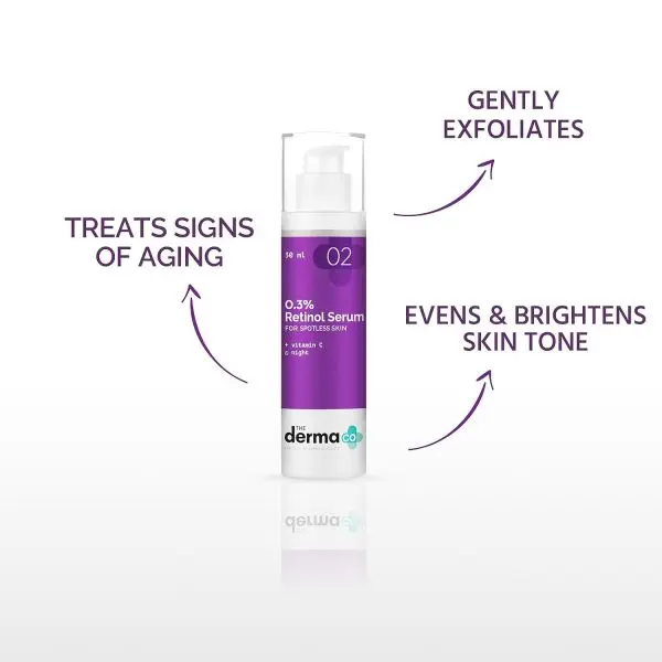 The Derma Co 0.3% Retinol Serum for Younger-Looking & Spotless Skin - Image 3