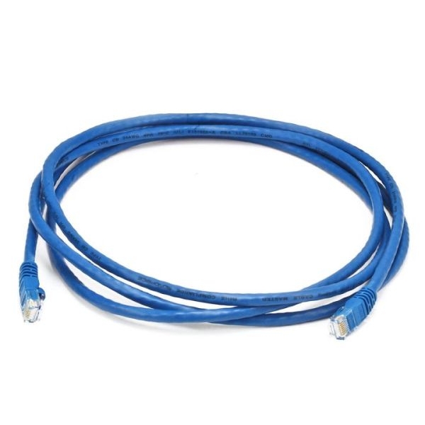 Blue Gigabit Snagless RJ45 UTP Cat6 Patch Cable - Image 3