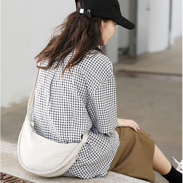 KOJA New Trendy Korean Fashion Dumpling bag for women Large Capacity Shoulder Chest Bag - Image 3