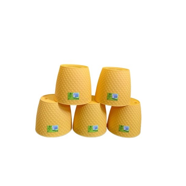 5Pcs Beautiful 5 Inch Table Decor Flower Pot / Planter For Indoor Outdoor Garden - Image 3