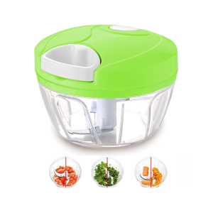 Compact Handheld Vegetable Chopper with Multi-Size Blades - 220V Hand Pulled Food Processor for Fruit, Nut, Onion Mincer, Spice Blender (1Pcs)