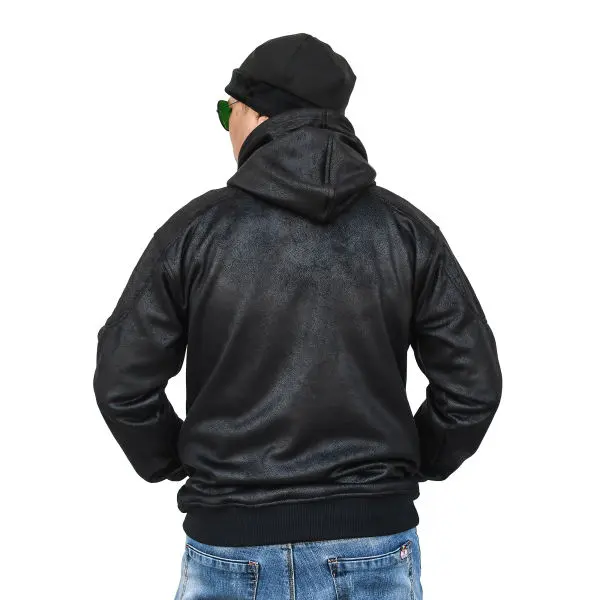 VIRJEANS (VJC785) Winter Hoddie For Men-Black - Image 4