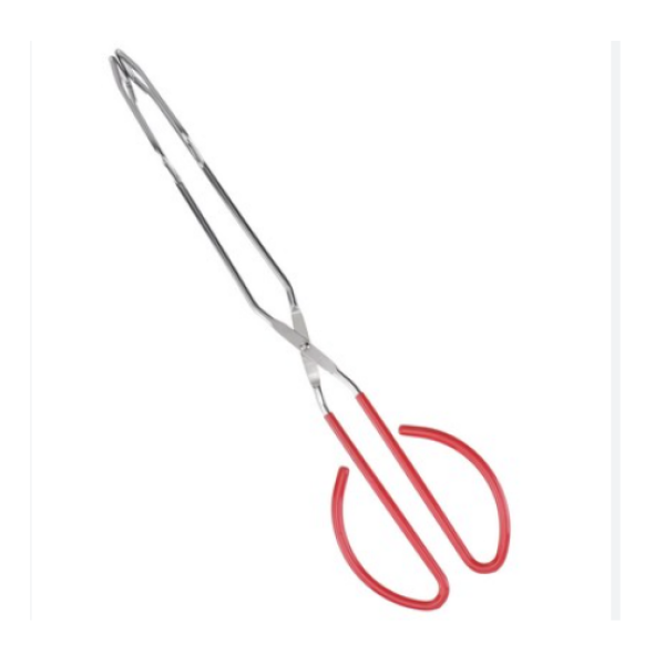 Chrome Plated And Pvc Oated Barbecue Tongs 38Cm - Image 3