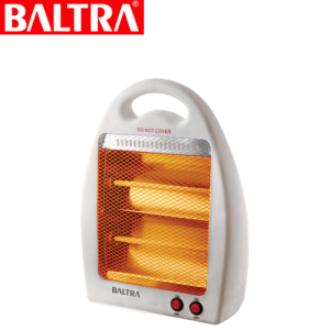 BALTRA Quartz Heater | Flame | 800 Watt | 2 heating levels: 400 & 800 W | Safety tip over switch | Cool touch cabinet | High temperature resistant housing | 12 Month Warranty