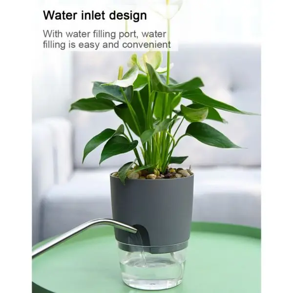 Self Watering Pots ,  One Piece only  ( Extra Large 26.4 , 23.5 , 17 cm ) - Image 3