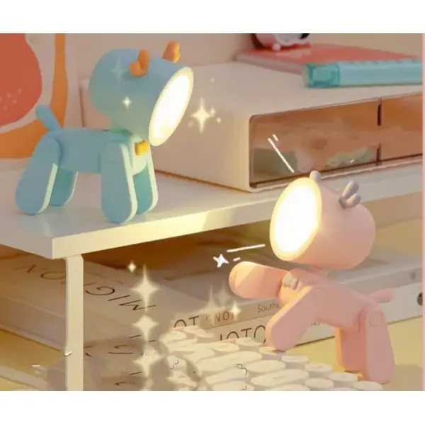 KOJA 3*2*4 cm Creative Dog /Deer LED Light Portable Mini Light Lamps - Image 3