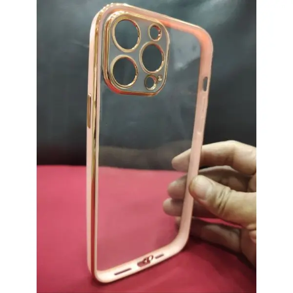 iPhone 12 Pro & 13 Pro Transparent Anti Yellow Phone Case, Clear Protection Back Cover - Image 3