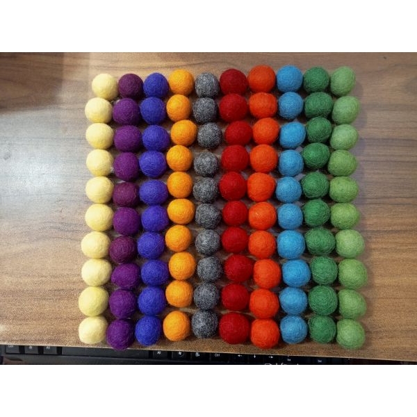 Felt Balls 100 Pcs-2,2 Cm Balls-Mixed Color For Decoration - Image 3