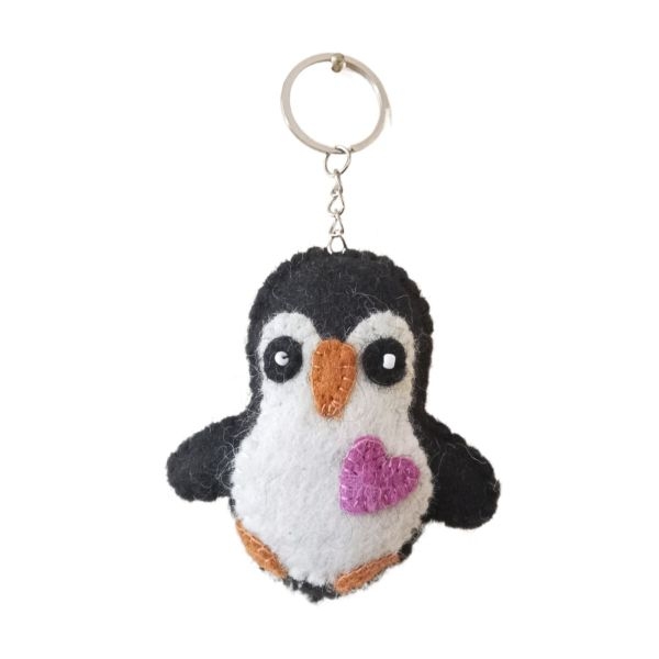 Felt Key Chain | Key Holder | Key Ring | Hand-felted | Handmade in Nepal | Light Weight | Eco-friendly - Image 2