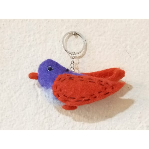 Felt Key Chain | Key Holder | Key Ring | Hand-felted | Handmade in Nepal | Light Weight | Eco-friendly - Image 2