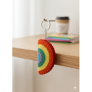 Felt Key Chain | Key Holder | Key Ring | Hand-felted | Handmade in Nepal | Light Weight | Eco-friendly