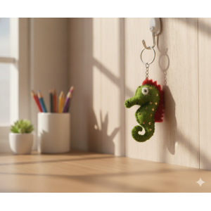 Felt Key Chain | Key Holder | Key Ring | Hand-felted | Handmade in Nepal | Light Weight | Eco-friendly