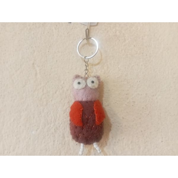 Felt Key Chain | Key Holder | Key Ring | Hand-felted | Handmade in Nepal | Light Weight | Eco-friendly - Image 3