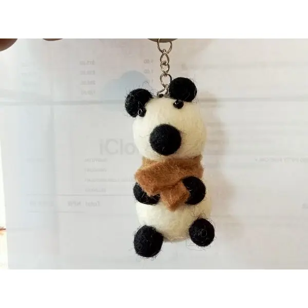 Felt Key Chain | Key Holder | Key Ring | Hand-felted | Handmade in Nepal | Light Weight | Eco-friendly - Image 3