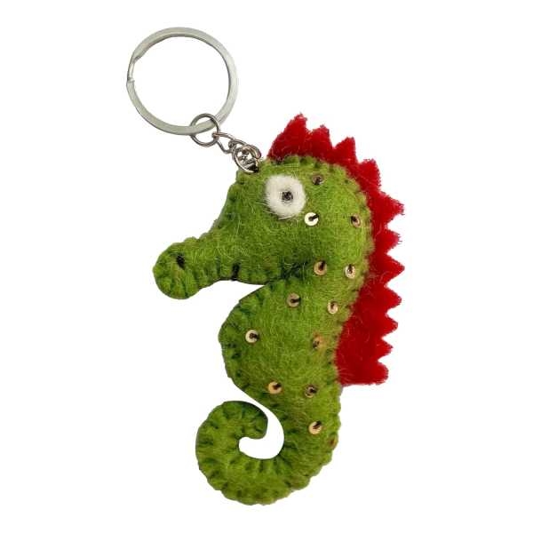 Felt Key Chain | Key Holder | Key Ring | Hand-felted | Handmade in Nepal | Light Weight | Eco-friendly - Image 3