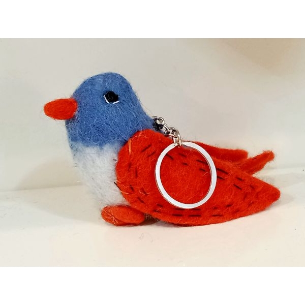 Felt Key Chain | Key Holder | Key Ring | Hand-felted | Handmade in Nepal | Light Weight | Eco-friendly - Image 4