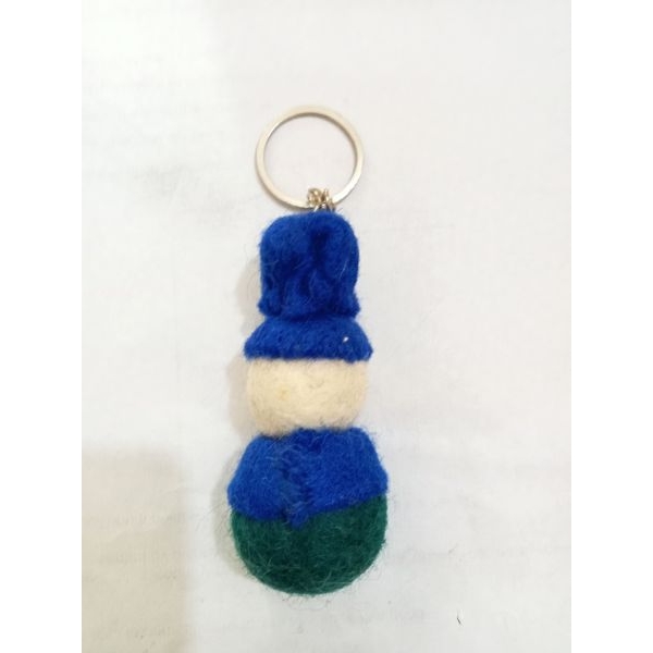Felt Key Chain | Key Holder | Key Ring | Hand-felted | Handmade in Nepal | Light Weight | Eco-friendly - Image 4