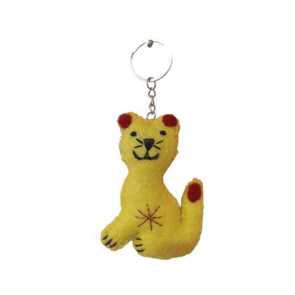 Felt Key Chain | Key Holder | Key Ring | Hand-felted | Handmade in Nepal | Light Weight | Eco-friendly - Image 4