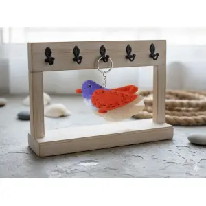 Felt Key Chain | Key Holder | Key Ring | Hand-felted | Handmade in Nepal | Light Weight | Eco-friendly