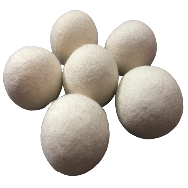 Felt Laundry Dryer Ball-Off White 6 Pcs - Image 3