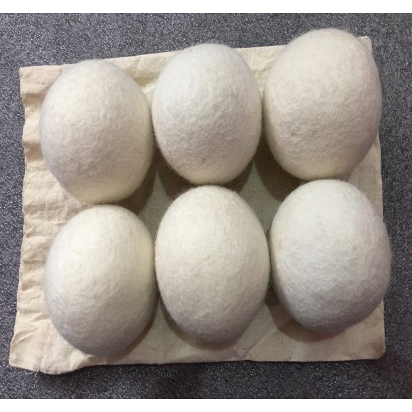 Felt Laundry Dryer Ball-Off White 6 Pcs - Image 4