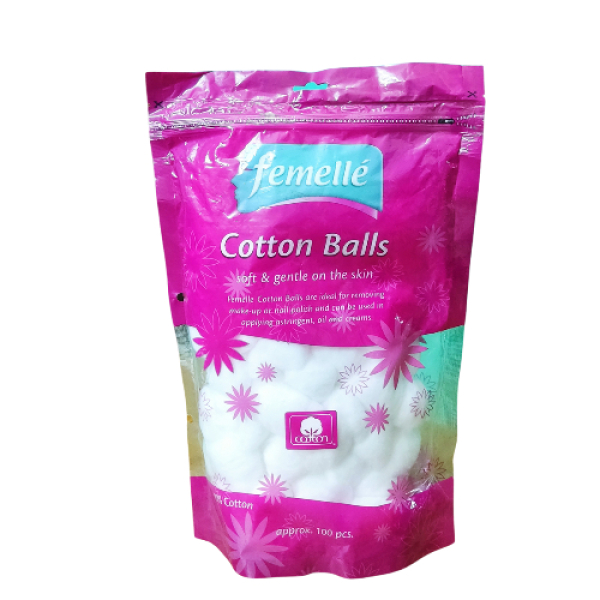 Femelle Round Cotton Balls , 100 Pcs - Image 4