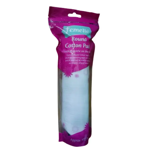 Femelle Round Cotton Pads 100 Pcs - Image 2