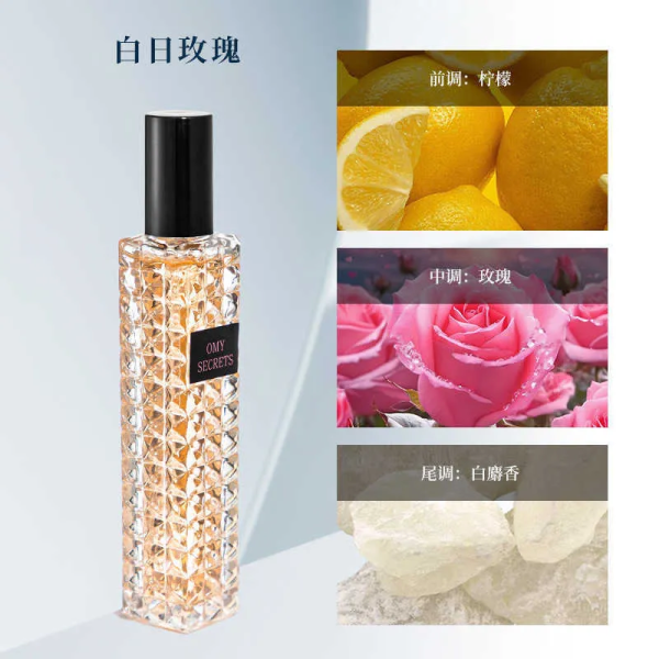OMY Secrets Perfume Long-Lasting Fragrance Adventure, Casual,Donna,White Day Rose 30ml - Image 4
