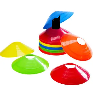 Field Space Marker/ Football Training Cones Set/ 50 pcs Set of Different Colour