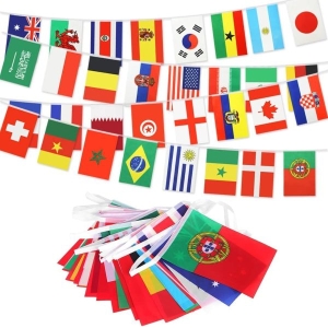 FIFA World Cup 2022 Bunting to Hang in Room or Hall By Mitrata