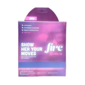Fire Xotica 3'S Extra Time Condom (10 X 12 Box)