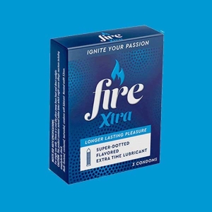 Fire Xtra 3'S Condom (10*12 Box)
