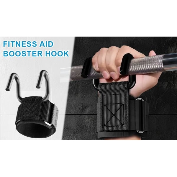 Fitness Power Hook – Heavy-Duty Wrist Support Lifting Hooks for Gym & Strength Training - Image 3