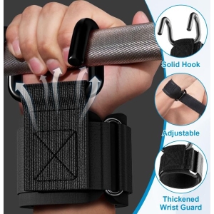 Fitness Power Hook – Heavy-Duty Wrist Support Lifting Hooks for Gym & Strength Training