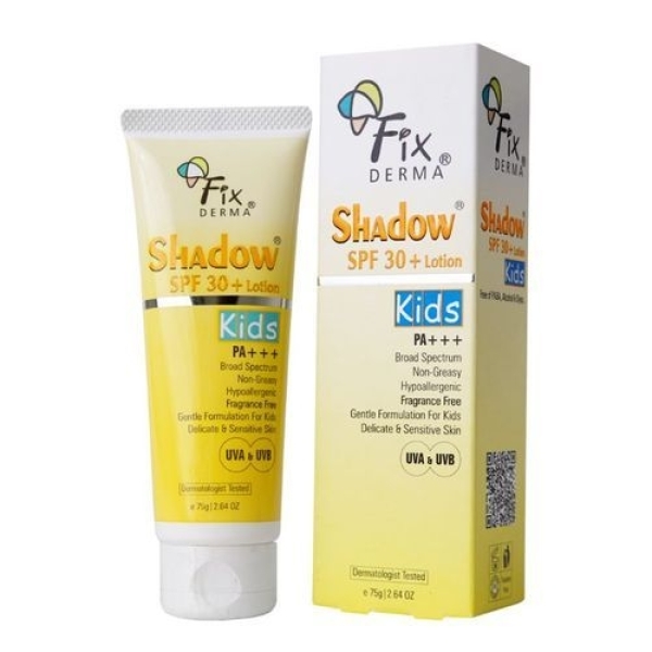 Fix Derma Shadow Sunscreen Kids SPF 30+ Lotion 75g - Image 4