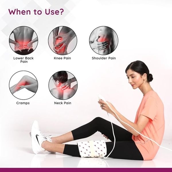 Pain Relief Belt With Temperature Control For Back