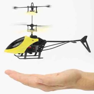Flashing Light Mini Infrared Induction Flying Helicopter