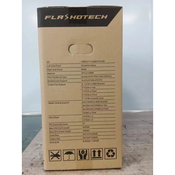 Flashotech White Elegant Transparent Casing (GC-01) - Image 2