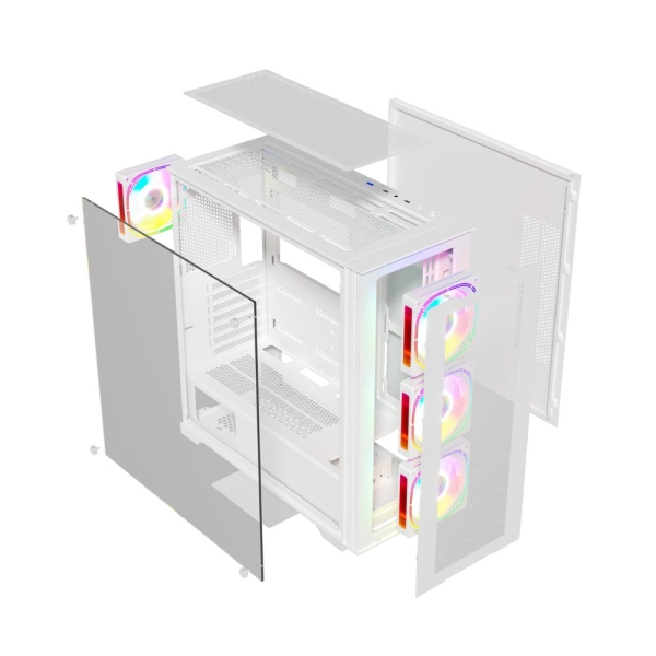 Flashotech White Elegant Transparent Casing (GC-01) - Image 5