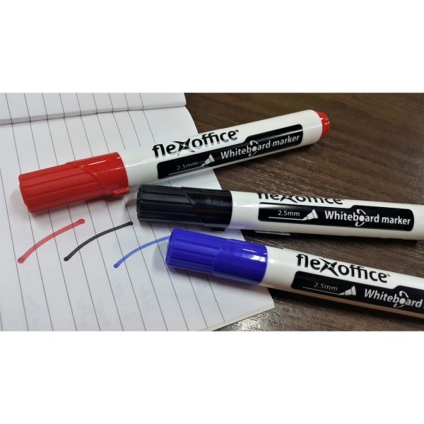 Flex Office Board Marker 1 packet (Set Of 20 pcs) Free Duster By Mitrata - Image 3