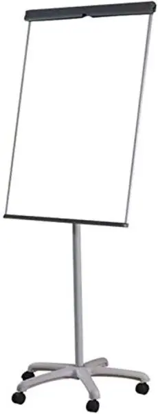 Flipchart Board/ Comix Mobile Flipchart Easel BM9866 Wheeled Flipchart Easel Cum Magnetic White Board - Image 2