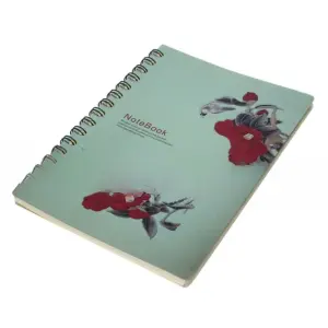 Floral Printed Spiral Notebook